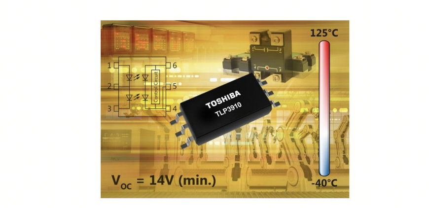 TOSHIBA ANNOUNCES NEW PHOTOVOLTAIC-OUTPUT PHOTOCOUPLER WITH INCREASED OPEN VOLTAGE FOR ISOLATED SOLID-STATE RELAYS